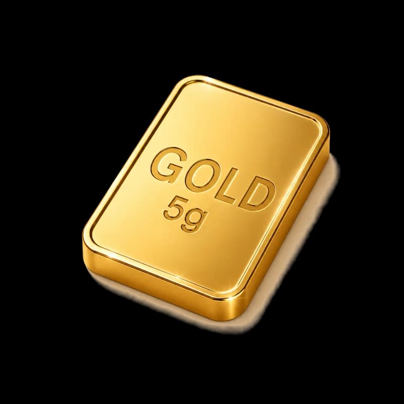 Lingotto d’oro 5g